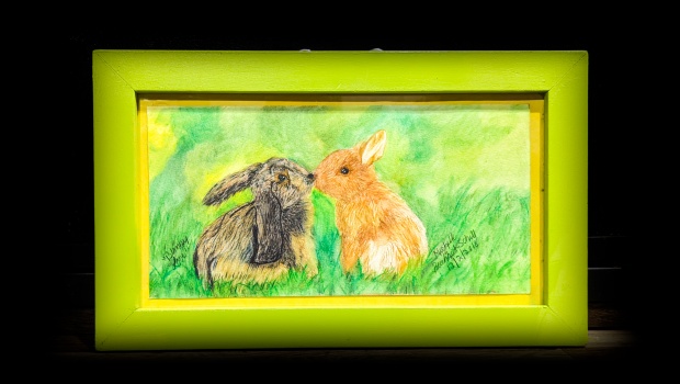 Bunny Love Original Painting