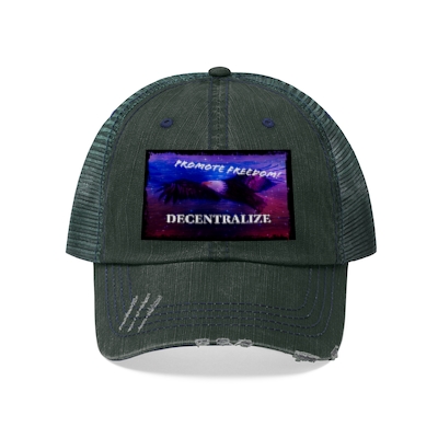 Decentralize American Eagle Unisex Trucker Hat